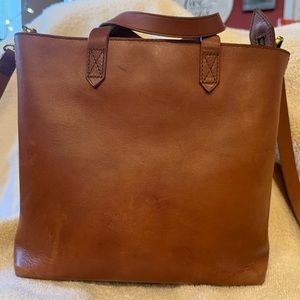 Madewell Leather Small Zip Top Crossbody